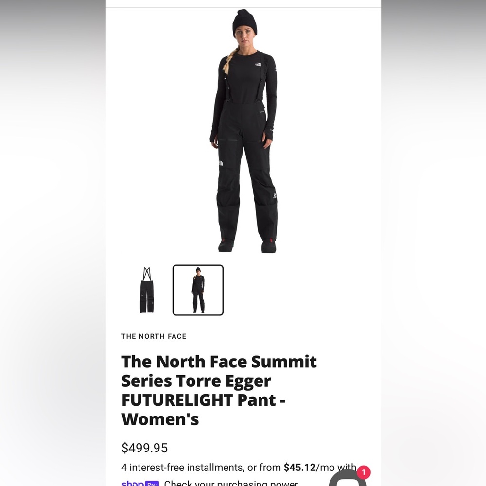Women’s Summit Series Torre Egger FUTURELIGHT™ Pants Small